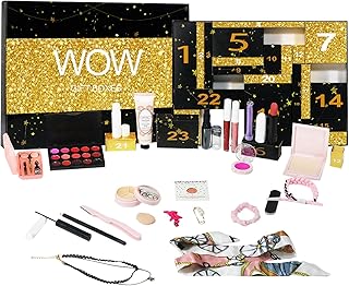 Beauty Advent Calendar - Makeup Countdown Set, Cosmetic Gift Box | 24 Days Christmas Skincare Collection, Luxury Surprise ...