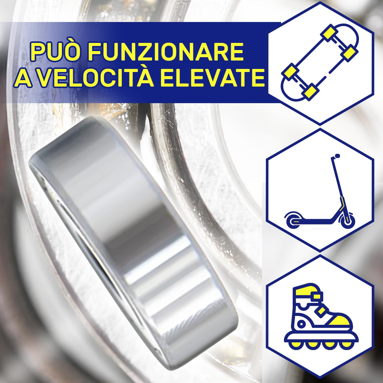 Cuscinetto a Sfera per il Motore 608 Z con Dimensione 8 x 22 x 7 mm Garanzia di 10 Anni - MONTERAL