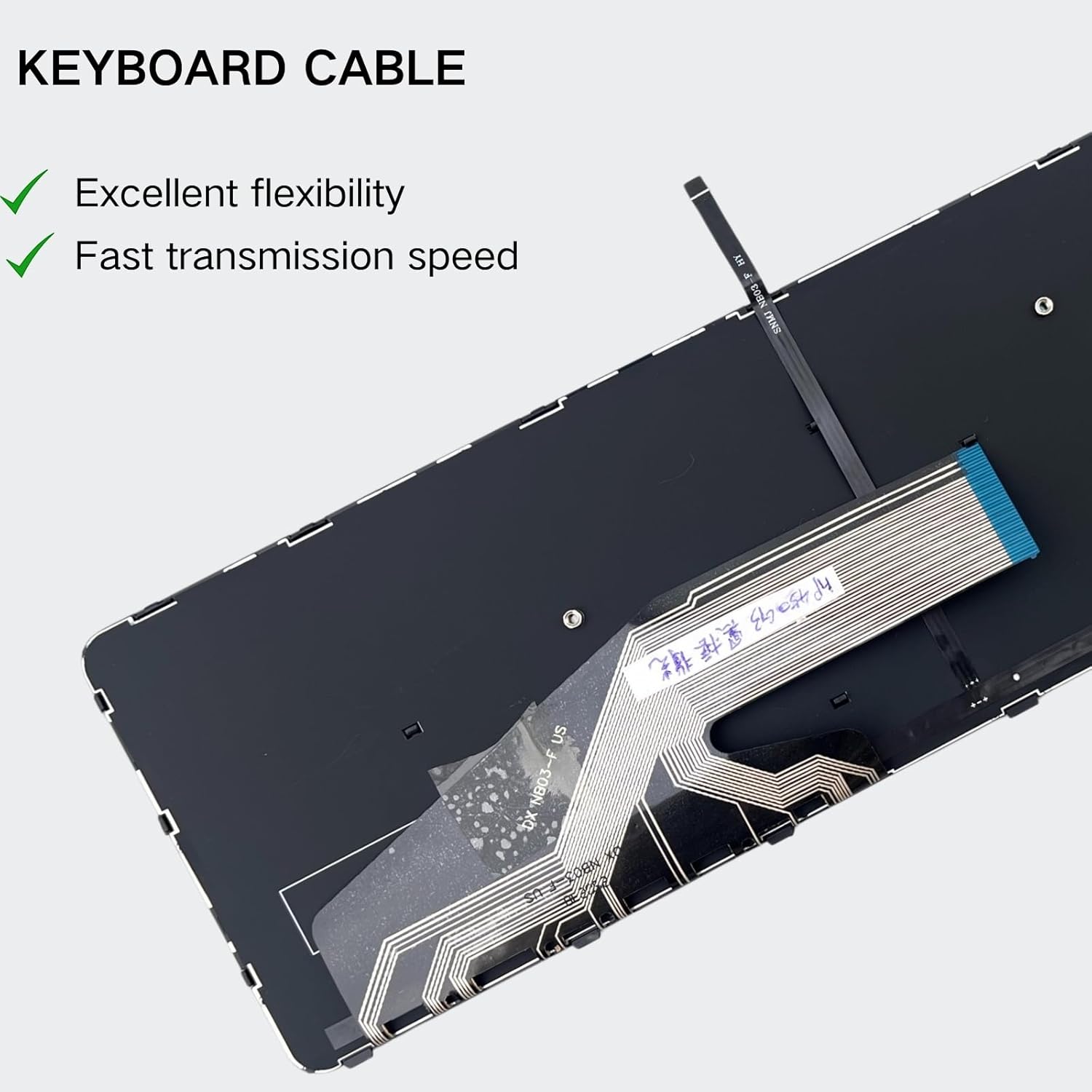 TLBTEK Backlight Keyboard Replacement Compatible with HP ProBook 450 G3 455 G3 470 G3 650 G2 655 G2 650 G3 655 G3 450 G4 455 G4 470 G4 Series Laptop 827028-031 827029-031 831021-211