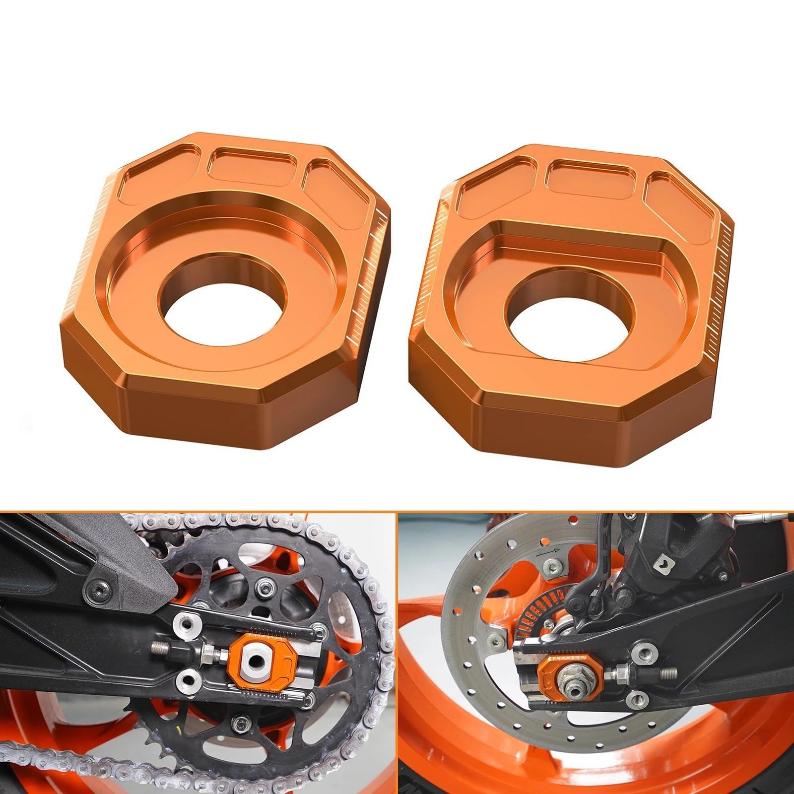 Ajustador de Tensor de Cadena Para K&TM 390 para Duke 250 Tensor de Cadena