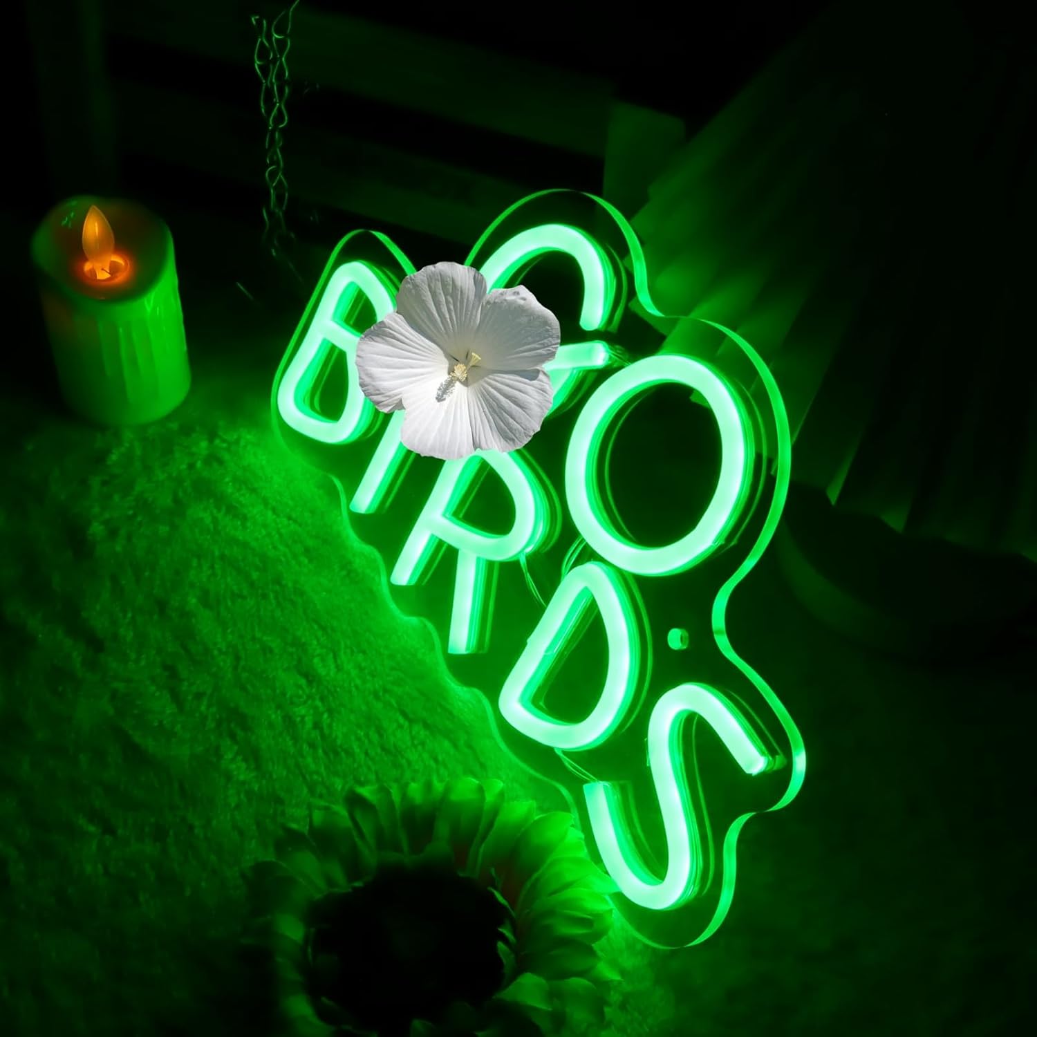Go Neon Fly Bird Sign Sports Cheer Neon for Eagles Wall Decor for Man Cave Mans Room Club Game Room Birthday Party Gifts for Football Fans Teens