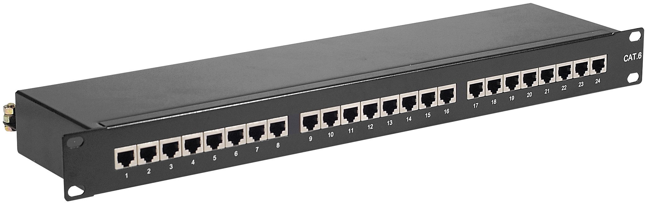 GENERIQUE Panneau de brassage 19 1U 24 ports CAT6 STP