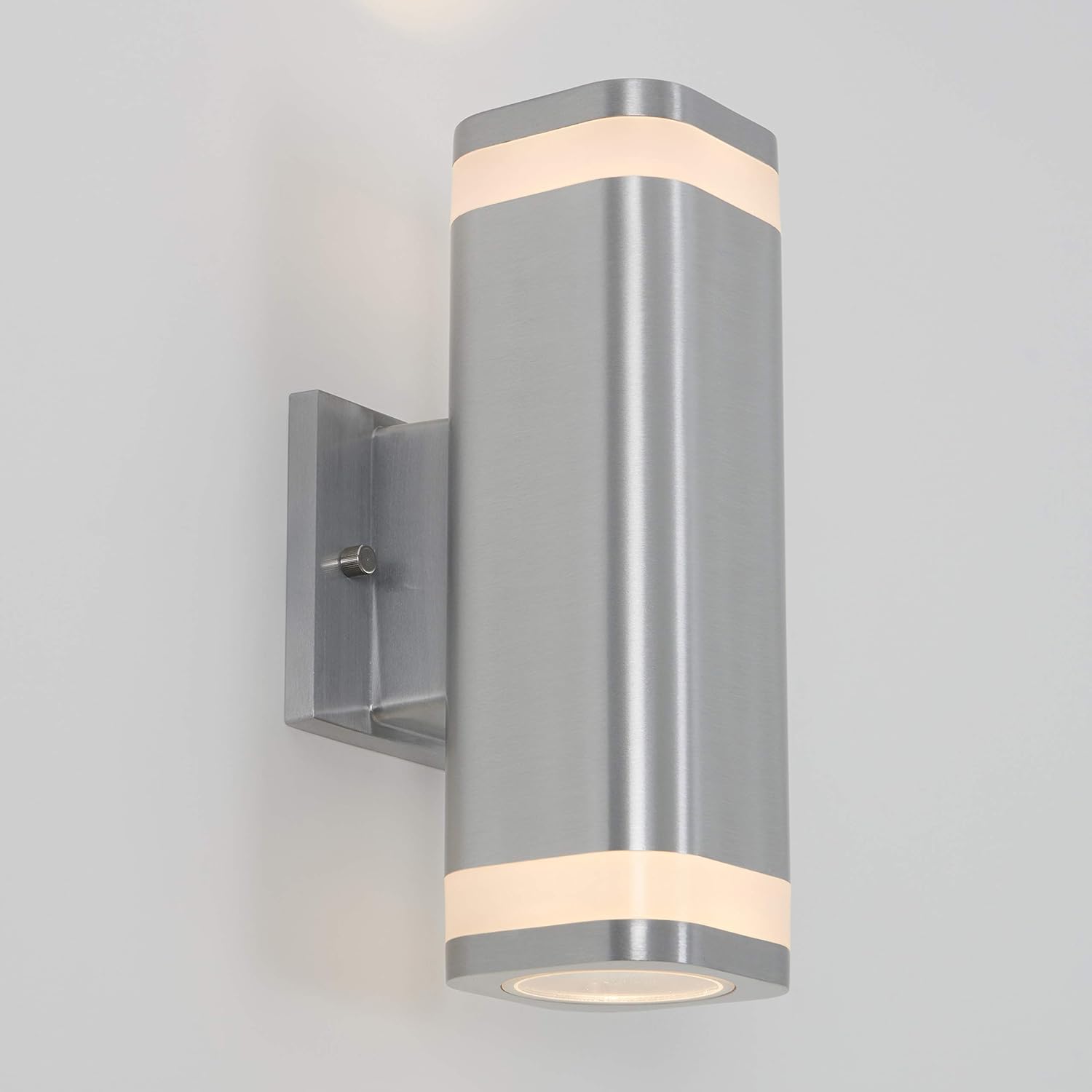 Artika Mettle Sconce LED Integrated Aluminum with Stainless Steel Finish
