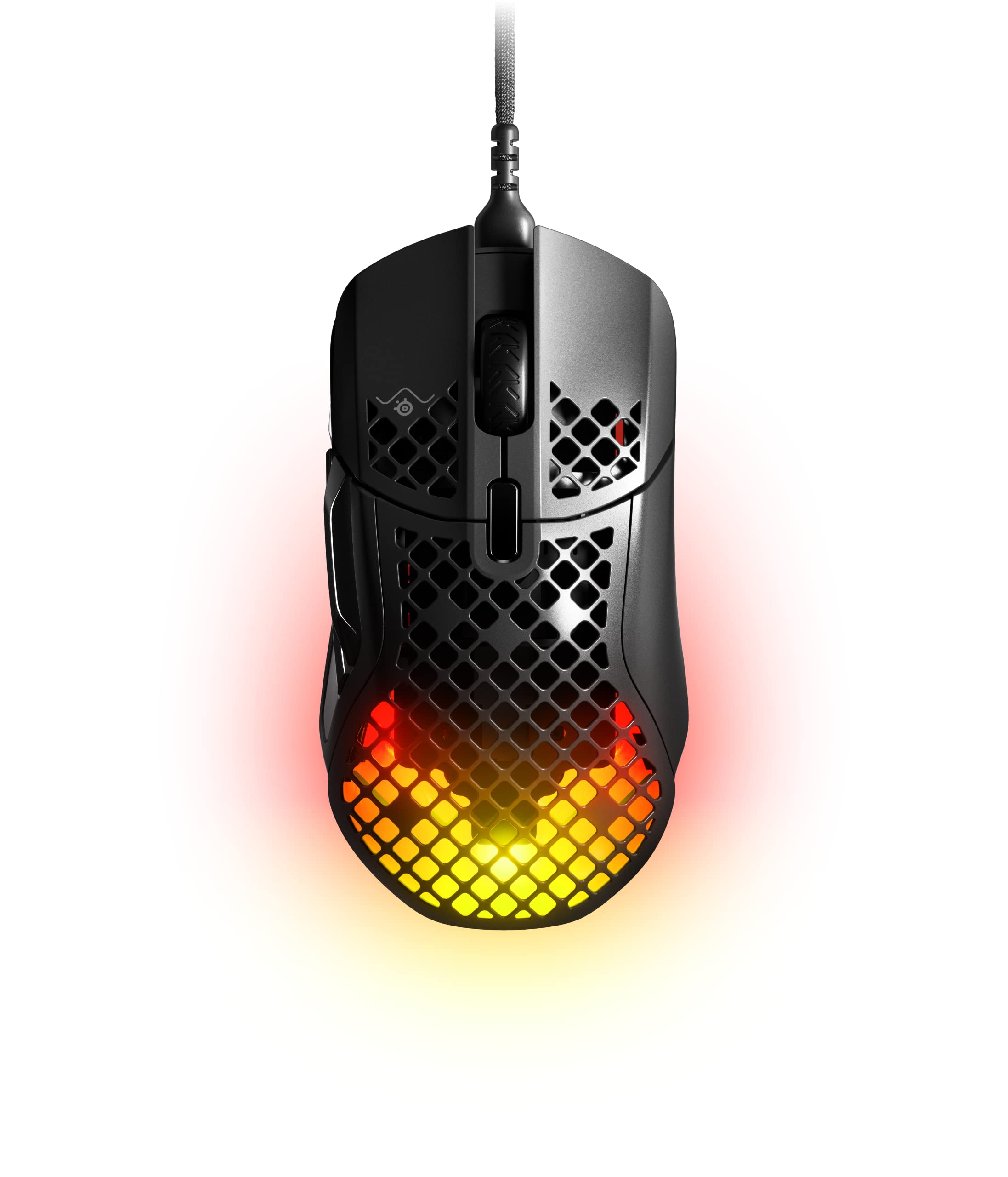 SteelSeries Aerox 5 lekka mysz do gier - 18000 CPI - TrueMove Air Optical Sensor - ultralekka wodoodporna konstrukcja - uniwersalna łączność USB-C