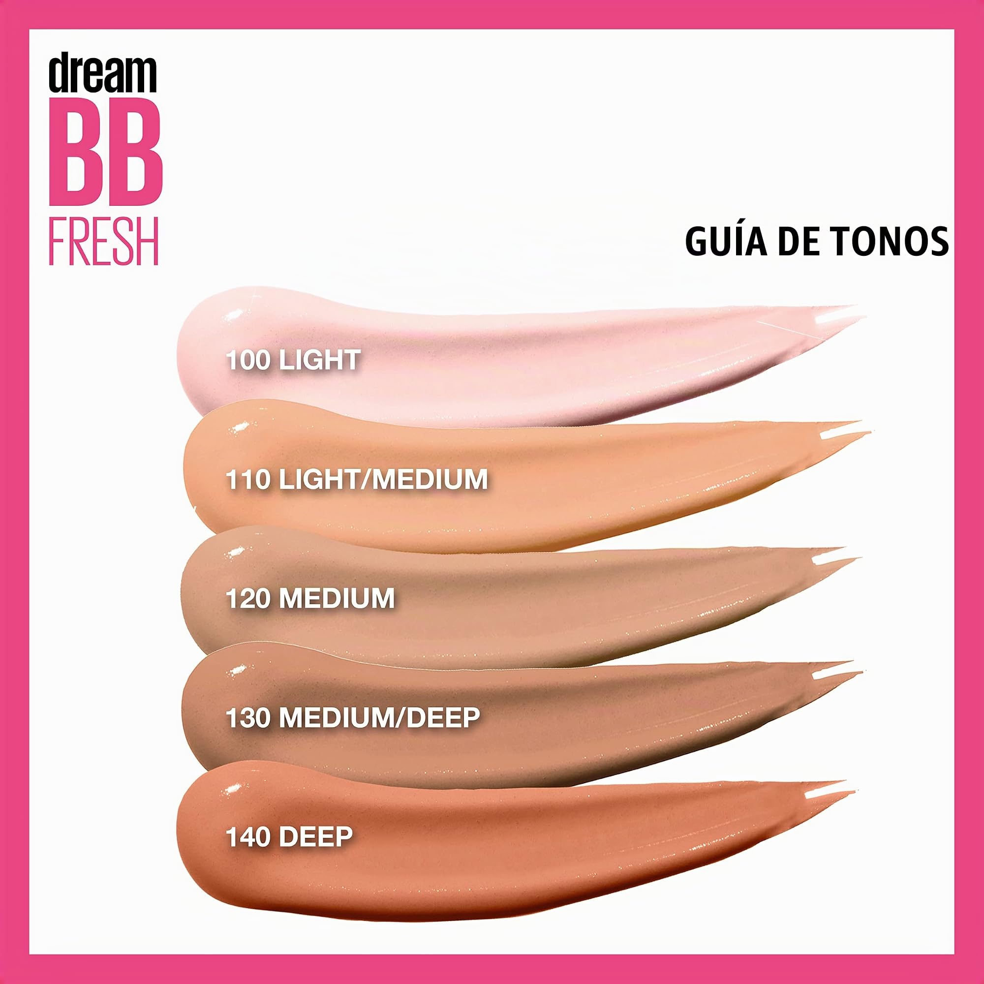Maybelline Dream Fresh BB Cream (8 in 1 Skin Perfector) aus USA (Light-Medium)