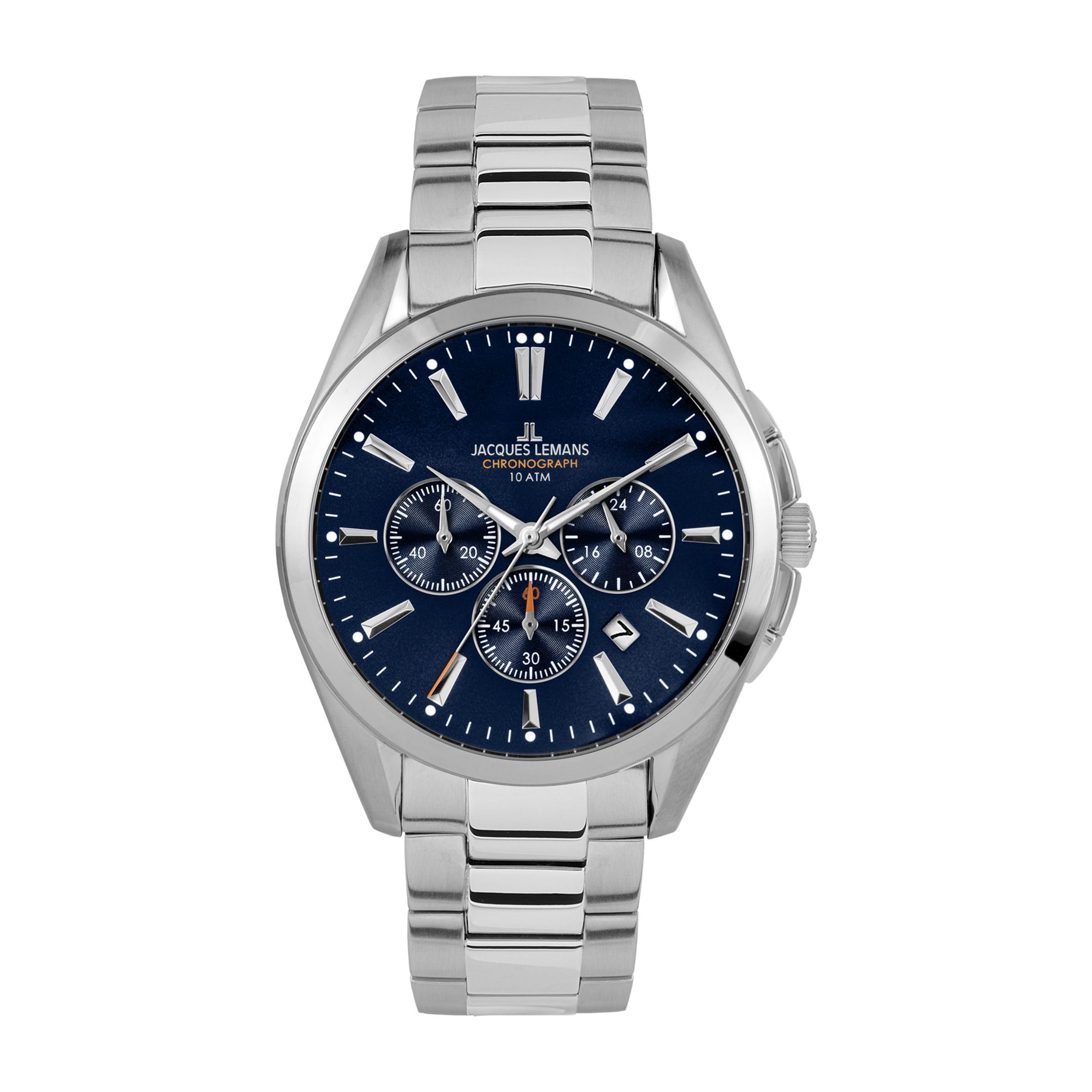 Chronographe pour homme Jacques Lemans Derby la montre précise qui ne raye pas