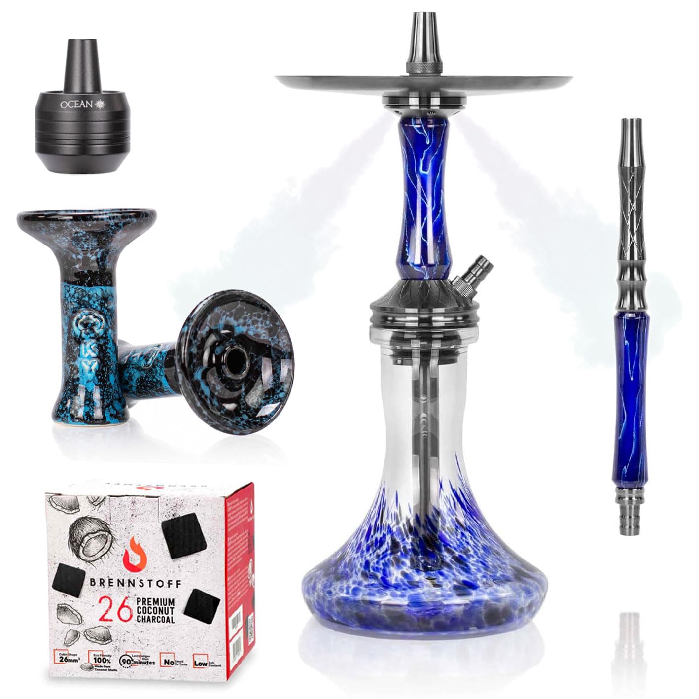 Ocean Hookah Kaif S 2nd Edition Stainless Steel Premium Ocean Hookah Kaif S 2nd Edition Stainless Steel Premium