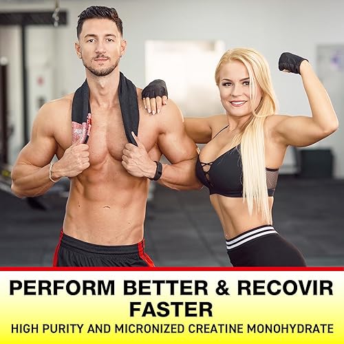 Miniatura 9 de Creatina HMB, creatina en polvo para hombres y mujeres, monohidrato de creatina micronizada para crecimiento muscular y recuperación y mayor fuerza,