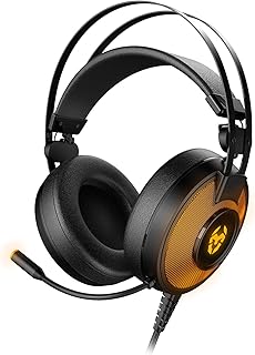 Cascos Gaming KROM KAYLE -NXKROMKAYLE - Auriculares con microfono, RGB flow 7 colores, Sonido virtual 7.1, Altavoces 50mm, Diadema Ajustable, Micro Flexible, USB, Compatible PS4, PS5 y PC, Negro