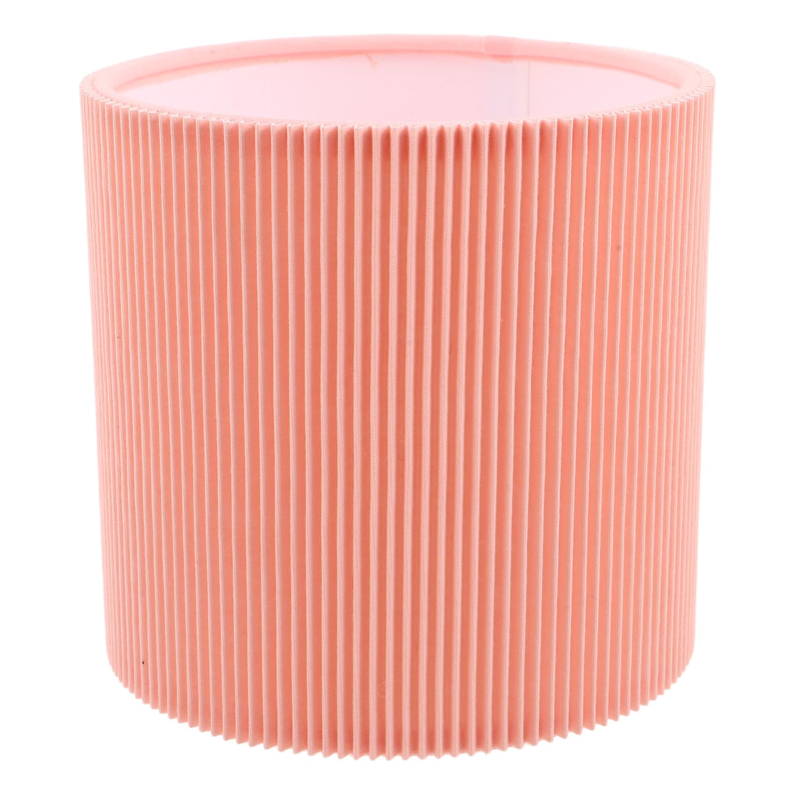 SUPVOX Small Pink Fabric Drum Lampshade for Desk Lamp with Soft Warm Glow and Easy Installation, for Bedside Or Study Spaces