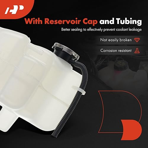Miniatura 3 de A-Premium Tanque de depósito de recuperación de desbordamiento de refrigerante del motor [con tapa y tubería] Compatible con Dodge 2009-2010 Journey