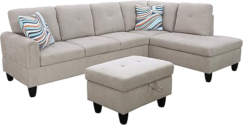 Miniatura 3 de Star Home Living Andes Seccional Gris