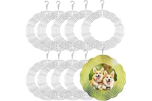 4 Pack 10 Inch Sublimation Wind Spinner Blanks