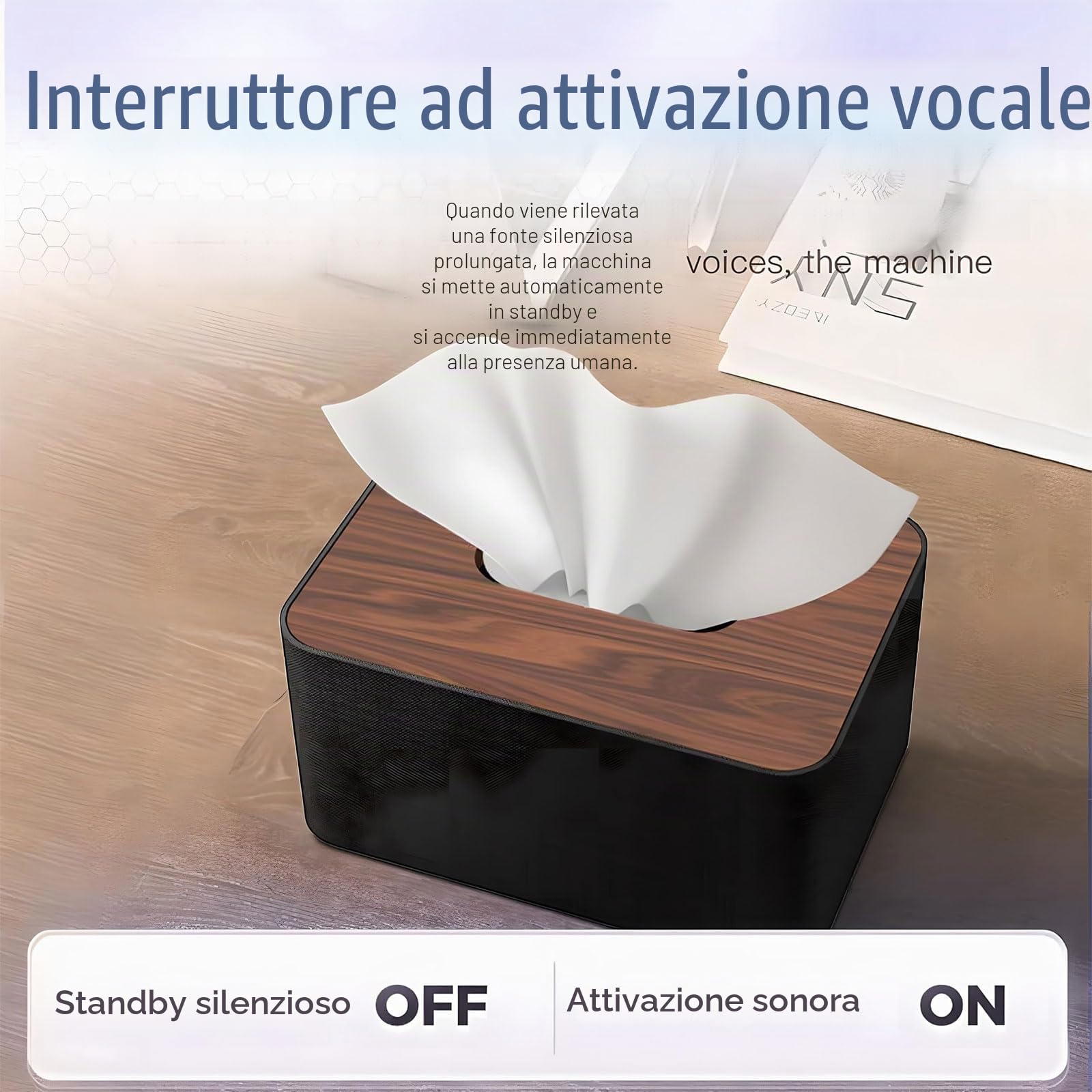 Dispositivo Anti-Audio - Protezione della Privacy Portatile con Telecomando e Schermo Anti-Interferenza a 360° per Riunioni Sicure, Uffici, Auto