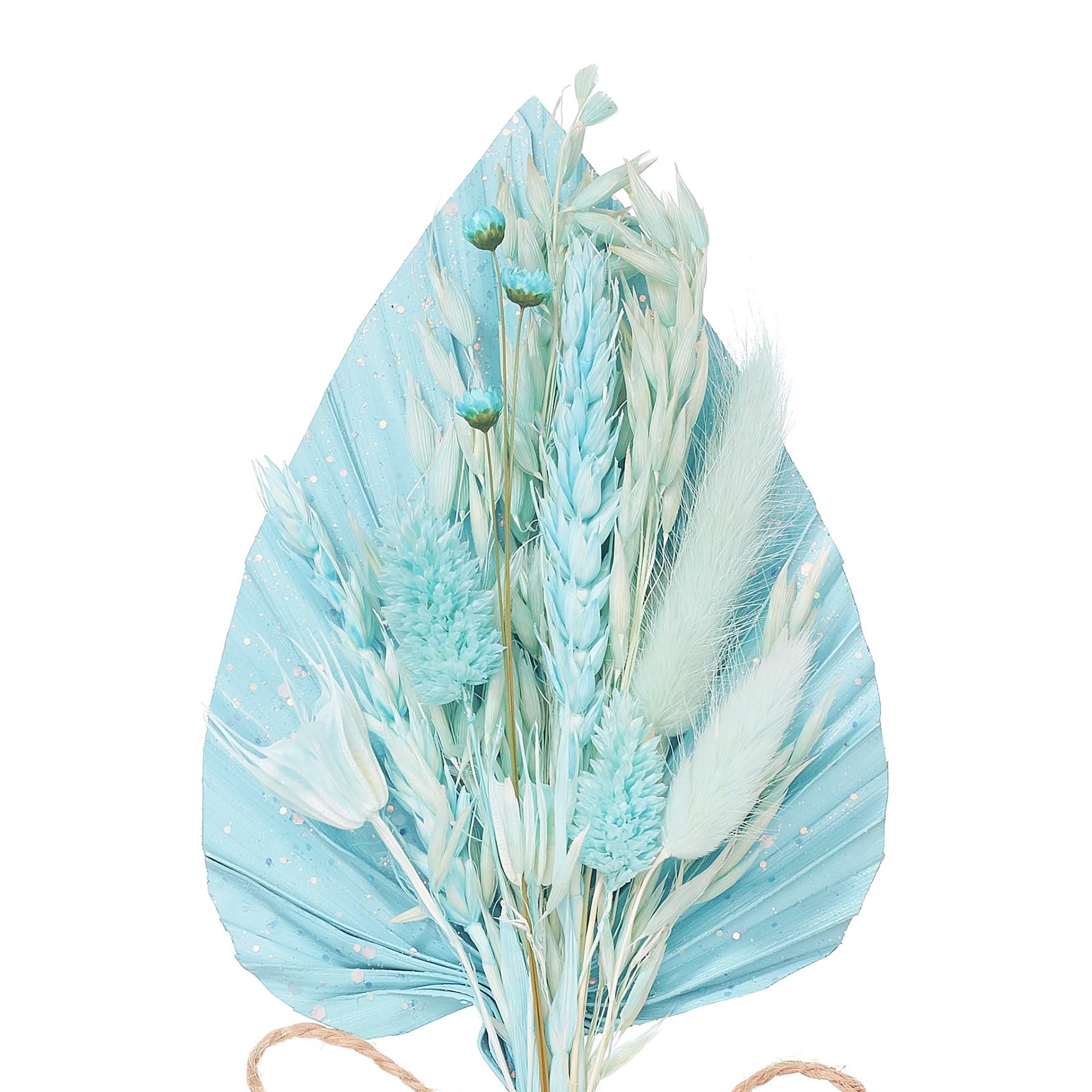 The Baked Studio - Dried Flowers For Cakes Decoration And Crafts With A Tiffany Glitter Palm Spear (Pastel Tiffany Glitter) — image 1