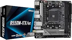 ASRock B550M-ITX/AC suporta 3ª geração AMD AM4 Ryzen/Future AMD Ryzen Processadores placa-mãe