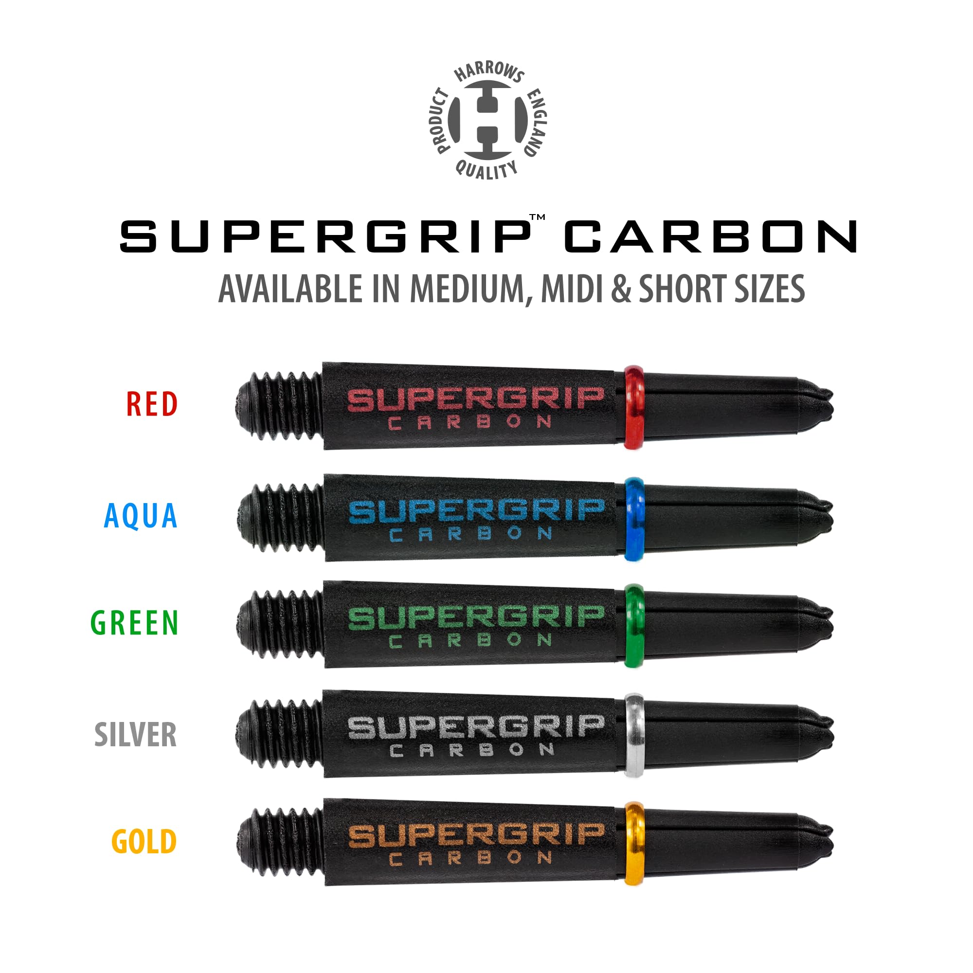 Tige (3) Supergrip Carbon Black/silver Medium Les 3 Jeux - France Pool Shop