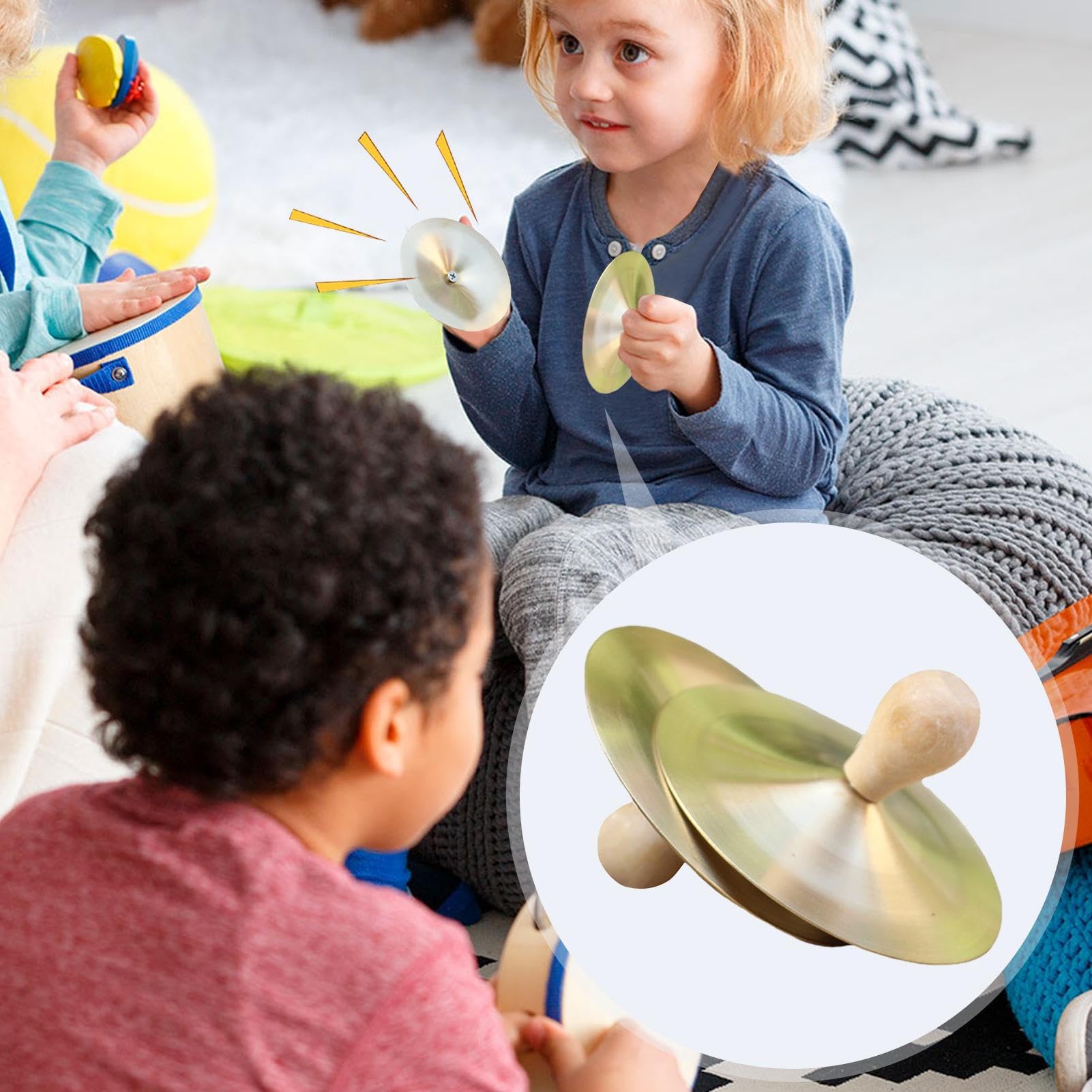 Piatti Da Piccoli | Piatti Piccoli | Paio Di Piatti A Mano | Cimbali Per Ditas | Piatti Per Bambini | Strumento A Percussione Per Performance Di Batteria | Piatti Professionali, Strumento Musical