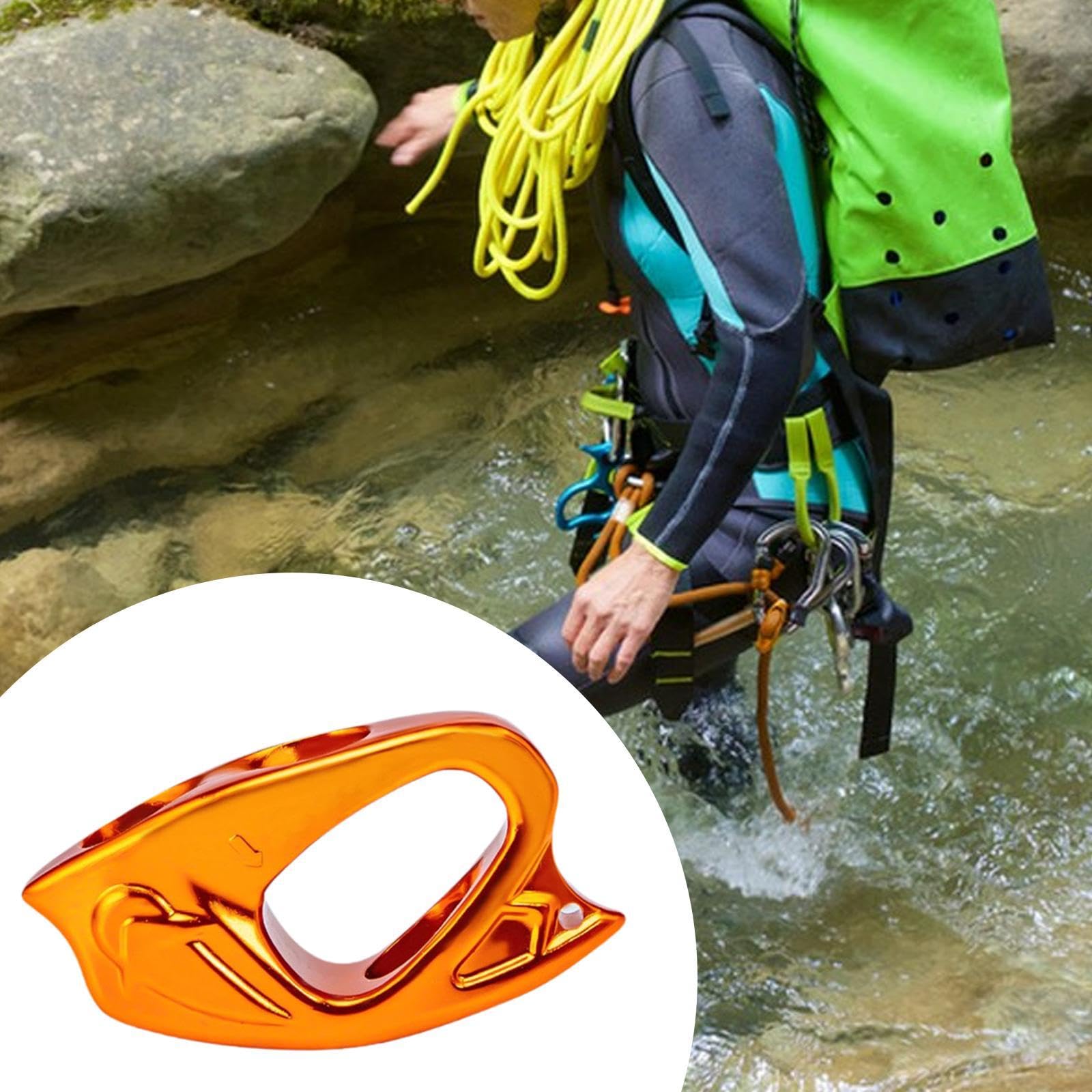 KESOTO Rope Ascender Clamp Ajustador de Cuerda para 9-10mm Fabricado en Aleación Resistente con Diseño Compacto Adecuado para Escalada Rappel Entre — view 5