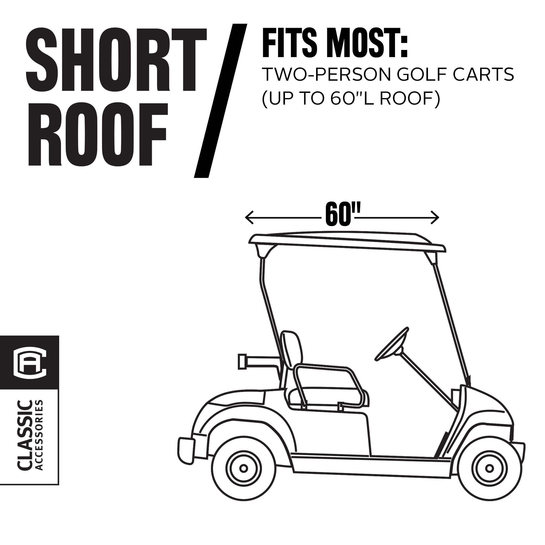 Classic Accessories Fairway - Copertura per Carrello da Golf, Colore: Cachi