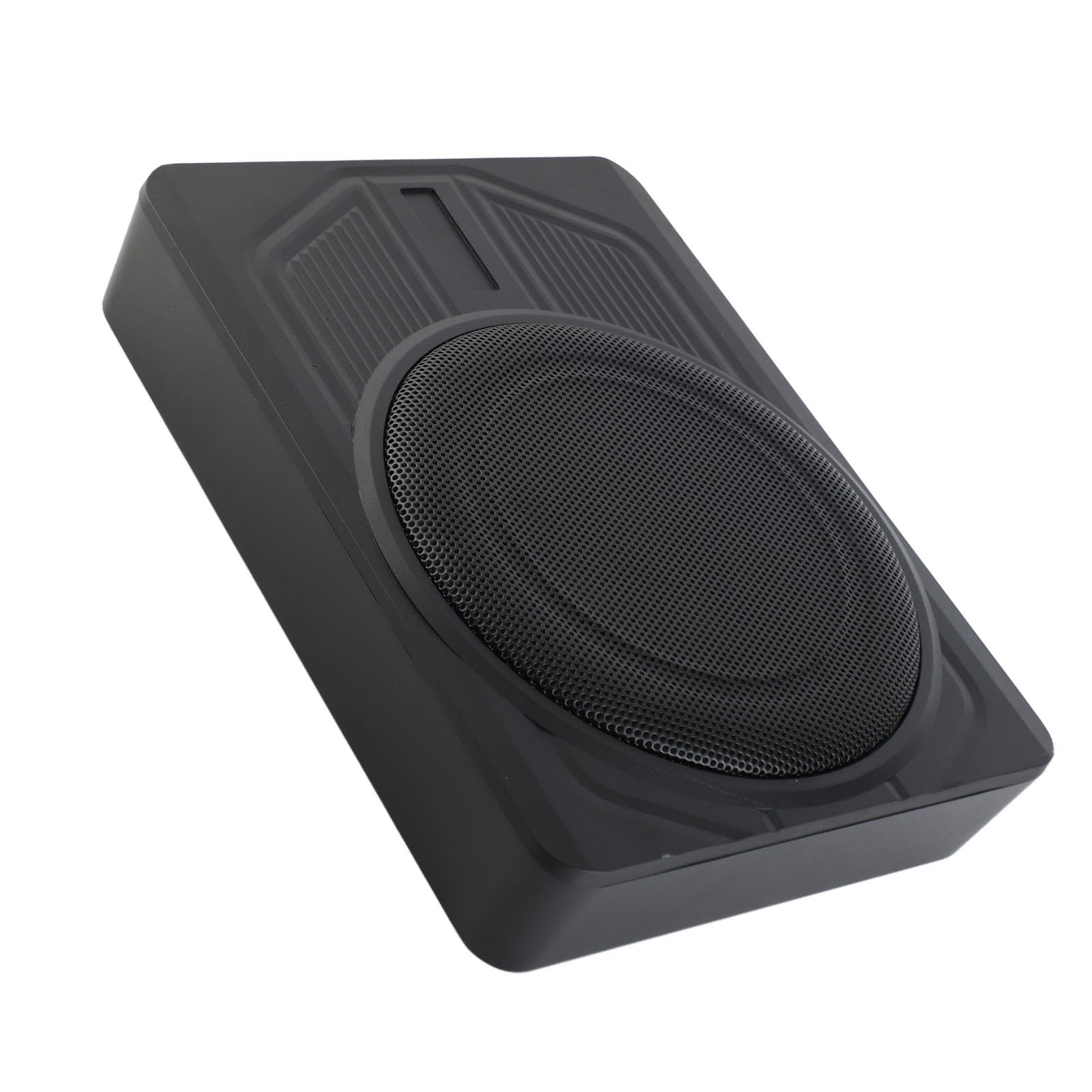 Generic 10-calowy Subwoofer Samochodowy z Wbudowanym Wzmacniaczem 600 W Ultra Cienki Subwoofer Zasilany technologią PWM Wzmocnienie Basów dla Samochodów Ciężarowych, SUV-ów i Sedanów