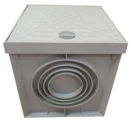 Pozzetto In Plastica PP HD Con Copercchio Chiuso 53x53 Cm - Resistente Alle Macchie - Foto 6