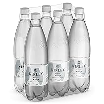 Kinley Tonic Water, Acqua Tonica con note di Limone, Lime e Lemongrass, Adatta alla Mixology, Per Drink Rinfrescanti e dal Sapore Inconfondibile, Bevanda Analcolica – 6 Bottiglie da 1 L