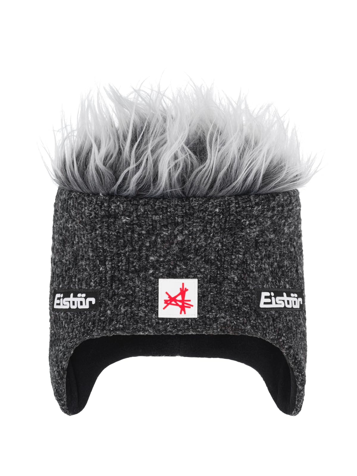 Eisbär Cocker Skipool Donna/Uomo - Made in Austria Beanie Capelli arruffati Cappelli da Snowboard Lavorato a Maglia con Fodera, Fodera Autunno/Inverno Inverno