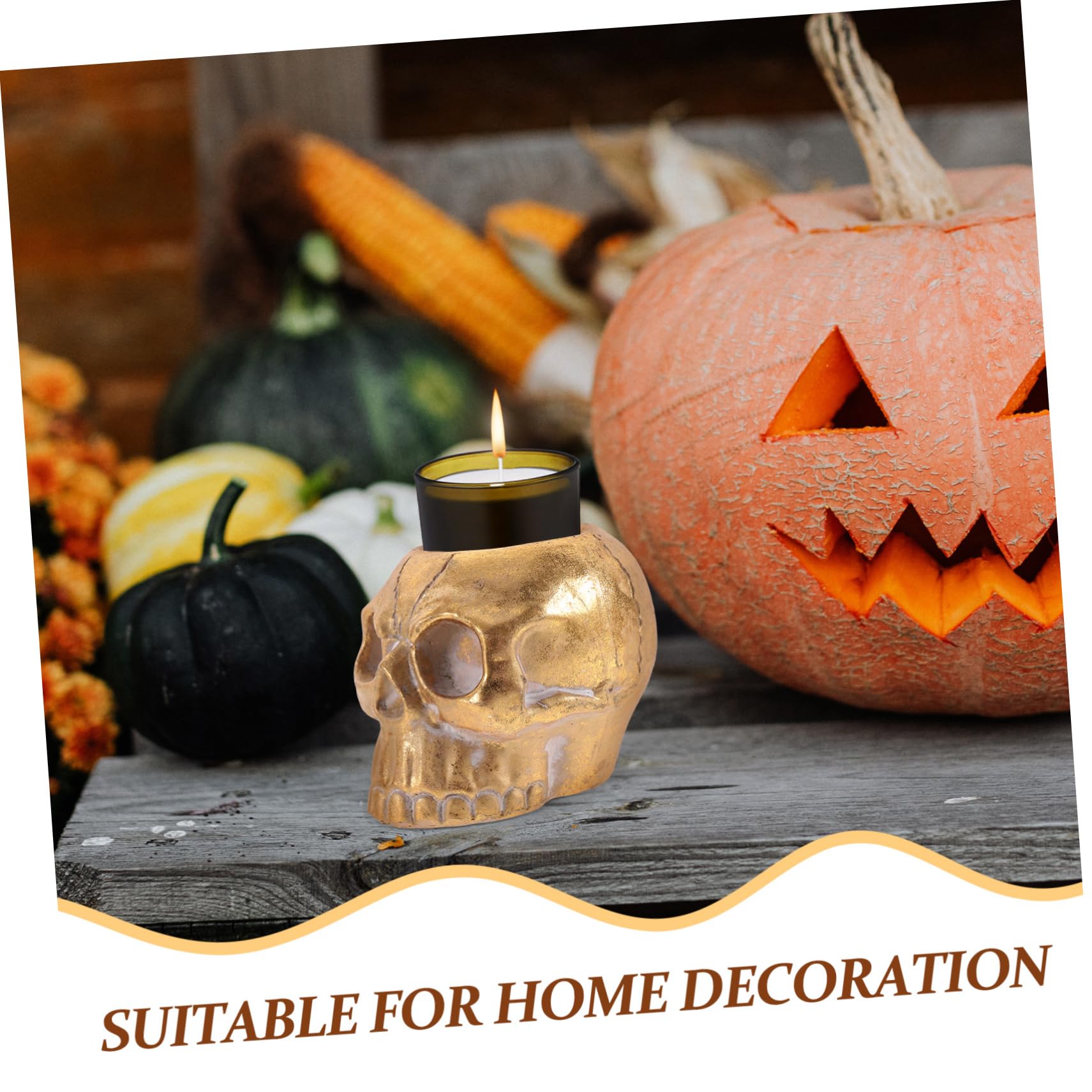 Vaso a forma di teschio • Realistico • Halloween • Decorazione