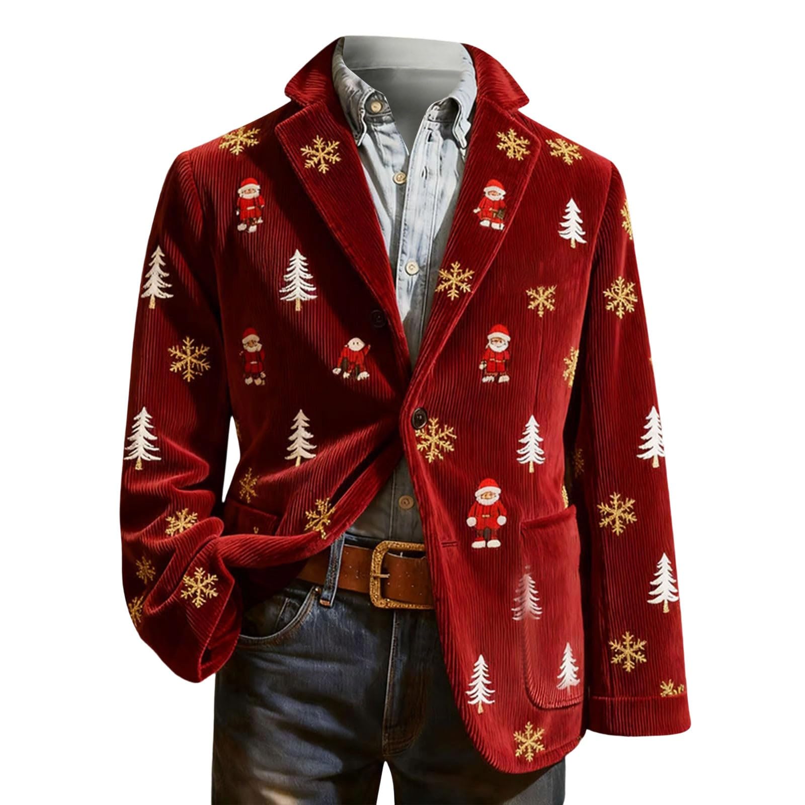 Genérico Americana Hombre Blazer Slim Fit Fiesta Chaqueta de Traje Caballero Elegante Negocios Boda Casual Ajustada Moderna Estilo Noche A15