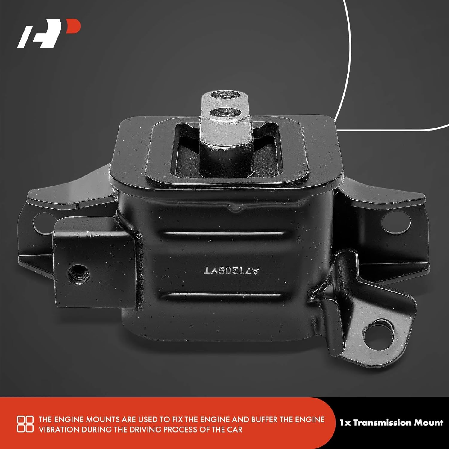 A-Premium Transmission Mount Compatible with Hyundai Elantra 2017-2018, Elantra GT 2018-2020, 1.6L 2.0L