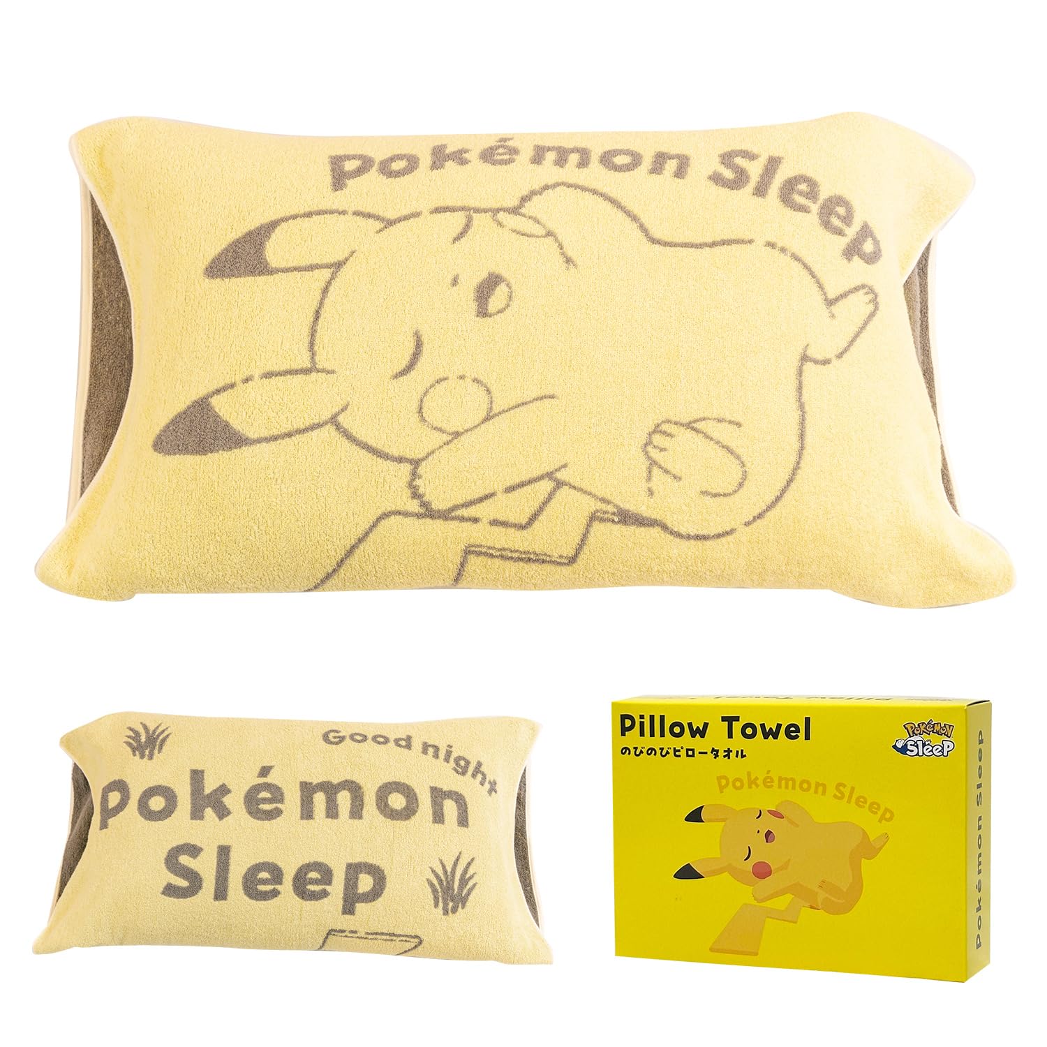 Amazon｜『ポケモンスリープ』×『昭和西川』のびのびピロータオル