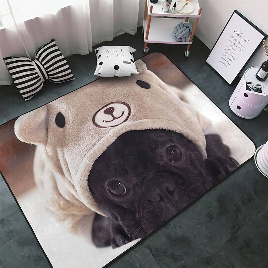 Amazon | カーペット 長方形 大きい ラグ フレンチブルドッグ かわいい Amazon | カーペット 長方形 大きい ラグ フレンチブルドッグ かわいい