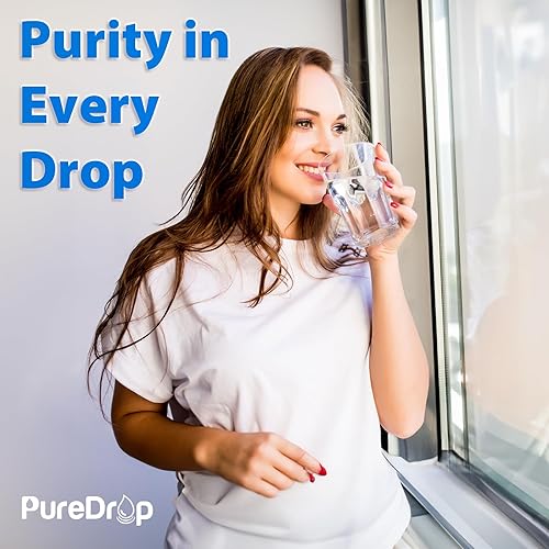 Miniatura 7 de PDR-16KCU - Filtro de agua para debajo del fregadero, ultra filtración de 0.01 m, sistema de filtración compuesto debajo del fregadero, reduce el