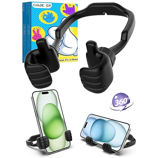 Stocking Stuffers for Men Women Teens Kids Gifts for Men Christmas: Thumbs Up Lazy Phone Stand Holder Funny Gadgets Teenage Boys Girls Dad Father Mother Mom Husband Wife Adults Who Have Everything