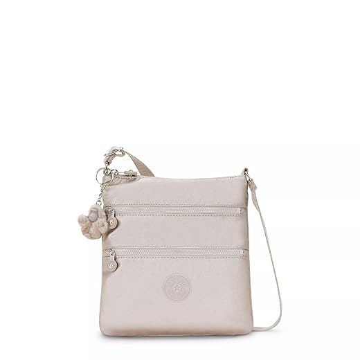 Kipling womens Keiko Mini Crossbody Bag, Metallic Glow, 8 L x 9 H 1.25 D US