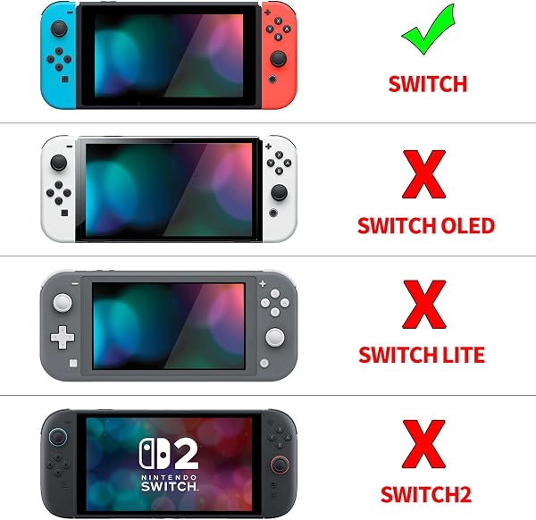 eXtremeRate PlayVital Back Cover for Nintendo Switch Console, NS Joycon Handheld Controller Separable Protector Hard Shell, Customized Dockable Protective Case for Nintendo Switch - Hunter Green - 2