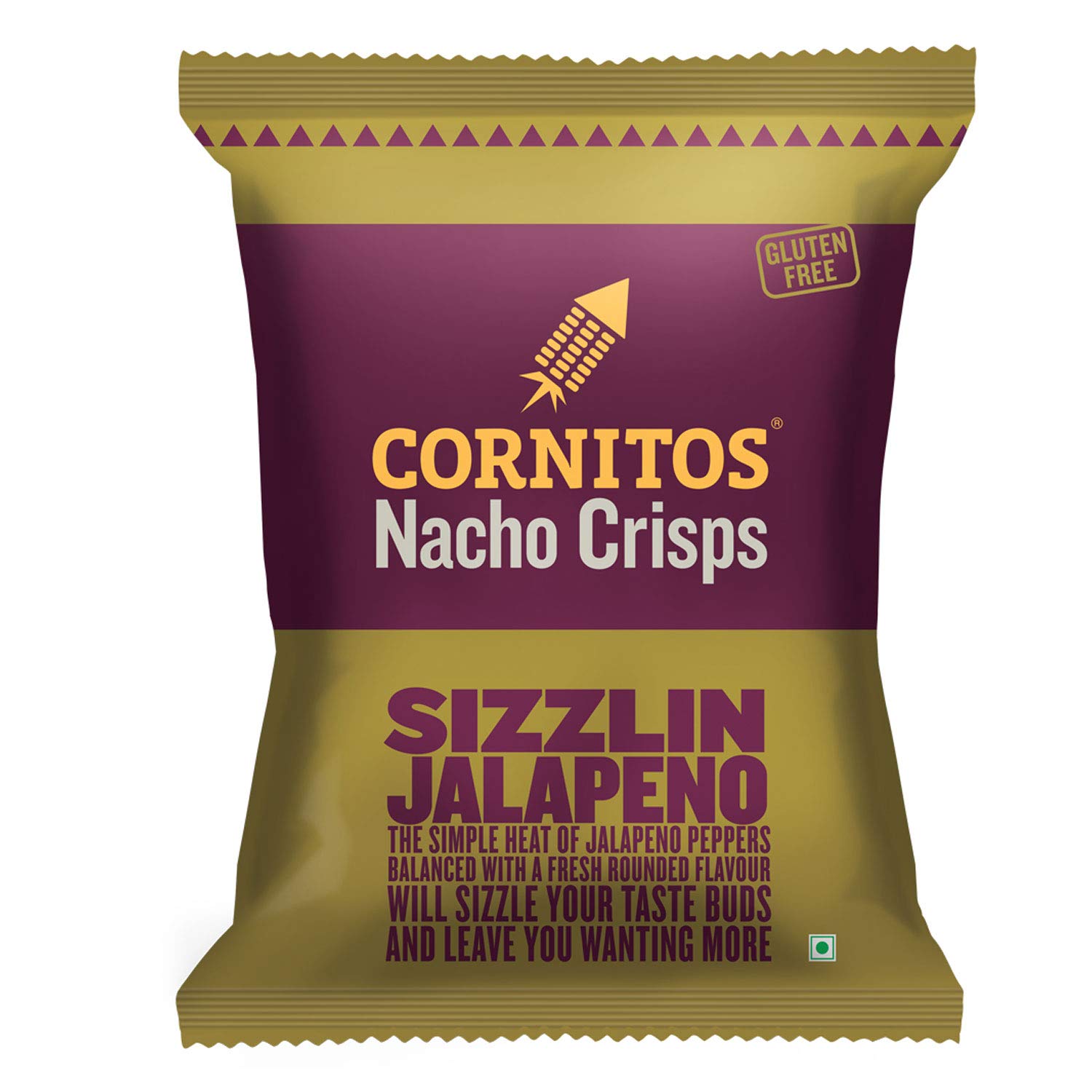 Cornitos Nachos Crisps, Sizzlin Jalapeno, Corn Chip 60g
