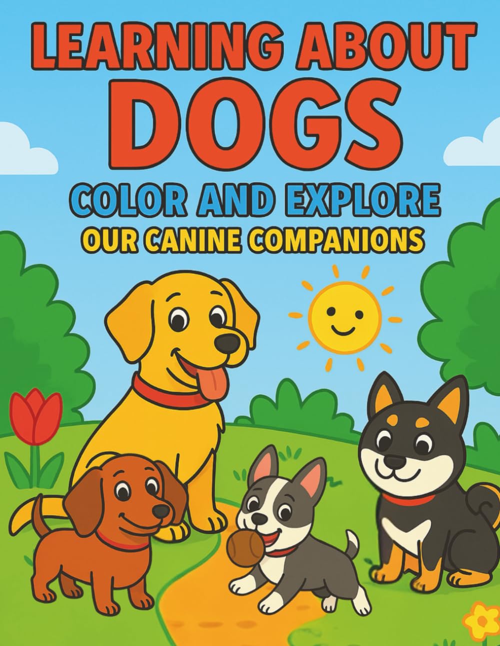 Learning About Dogs: Color and Explore Our Canine Companions