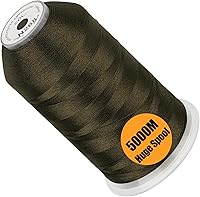 Vista 33 de New brothread - Bobina única de 5000 m de hilo de poliéster para máquina de bordar 40WT para máquinas comerciales y domésticas - Marigold