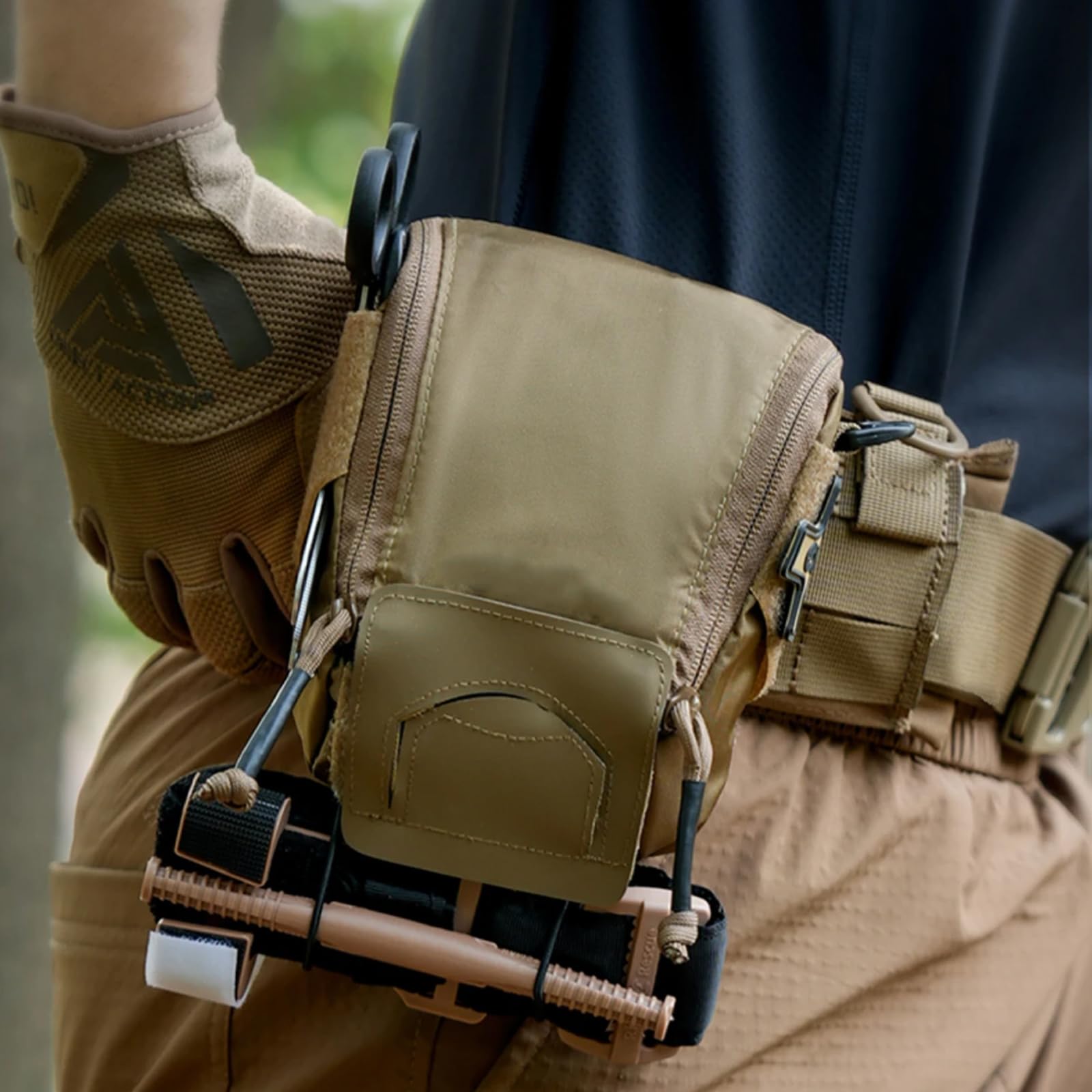 Kit medico tattico a sgancio rapido MOLLE IFAK Kit di pronto soccorso per auto, casa, viaggi, escursionismo, campeggio, attrezzatura di emergenza