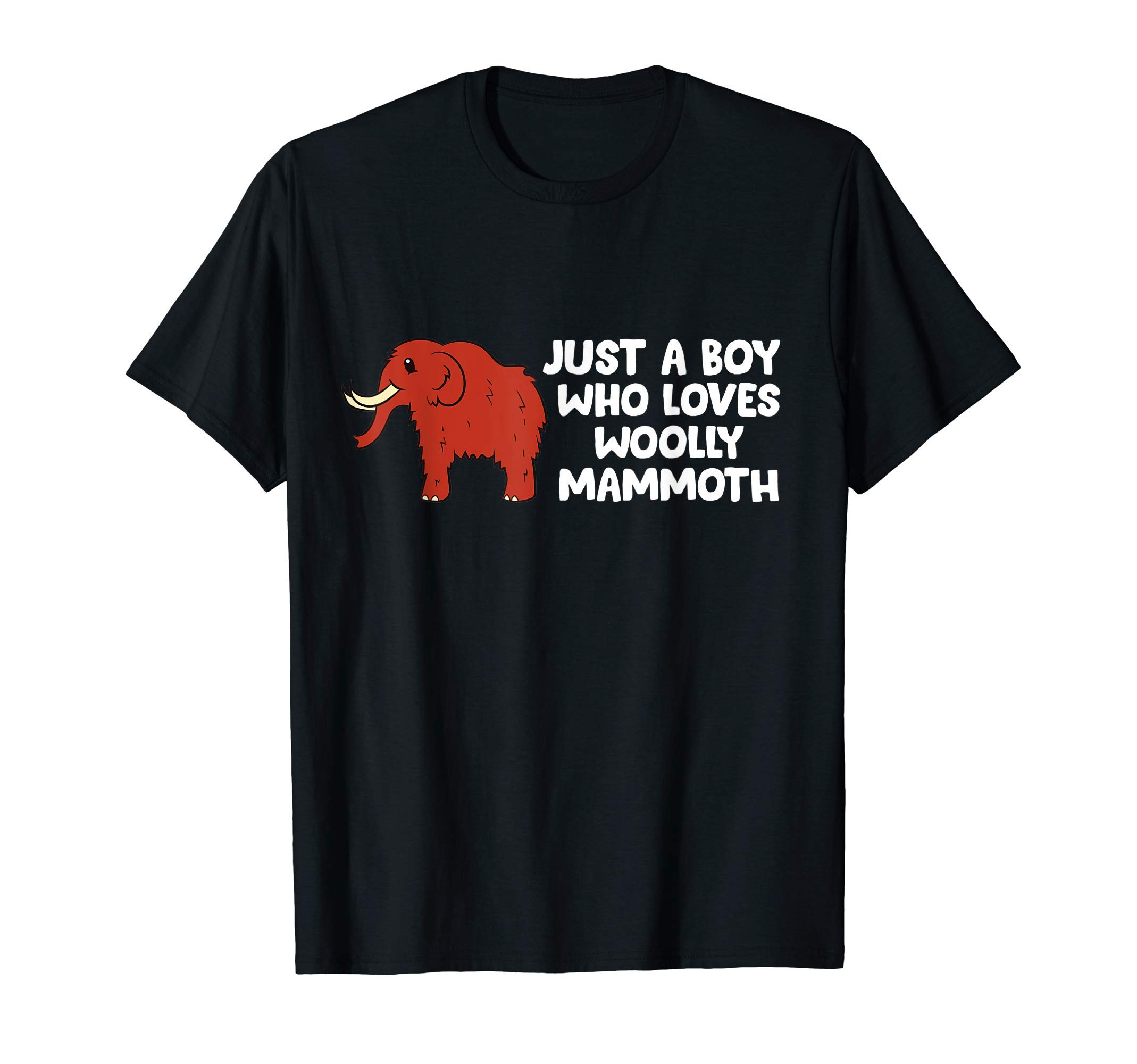Woolly Mammoth Lover GiftsBoy's Woolly Mammoth Short Sleeve ShirtOEKO-TEX STANDARD 100