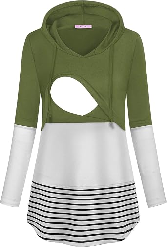 Amazon.com: Joymom Sudadera con capucha para lactancia materna : Ropa,  Zapatos y Joyería