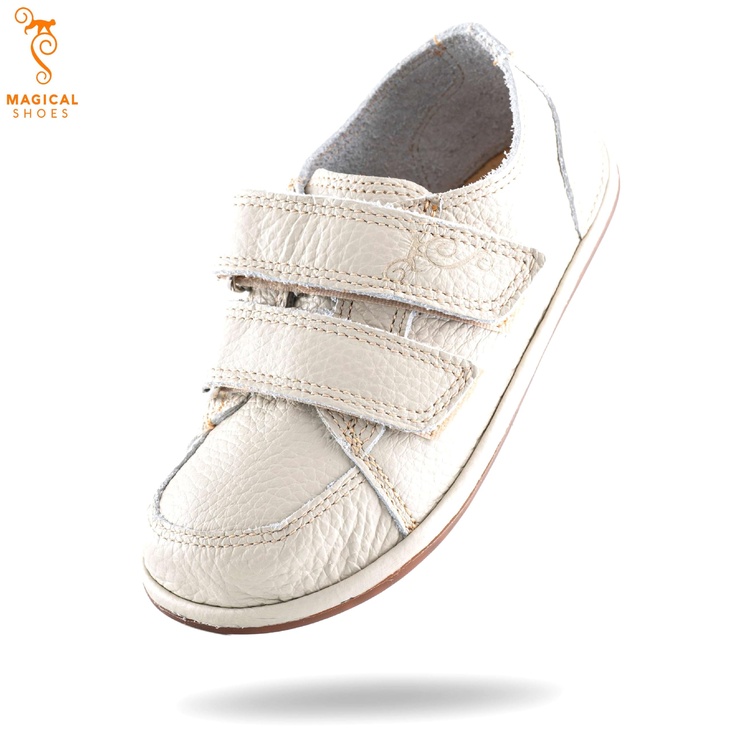 Magical Shoes Dziecięce Buty do Chodzenia Boso, Skórzane Buty dla Dziewcząt i Chłopców, Minimalistyczne Buty, Sandały, Kapcie, Buty do Biegania, Chodzenia, Milo