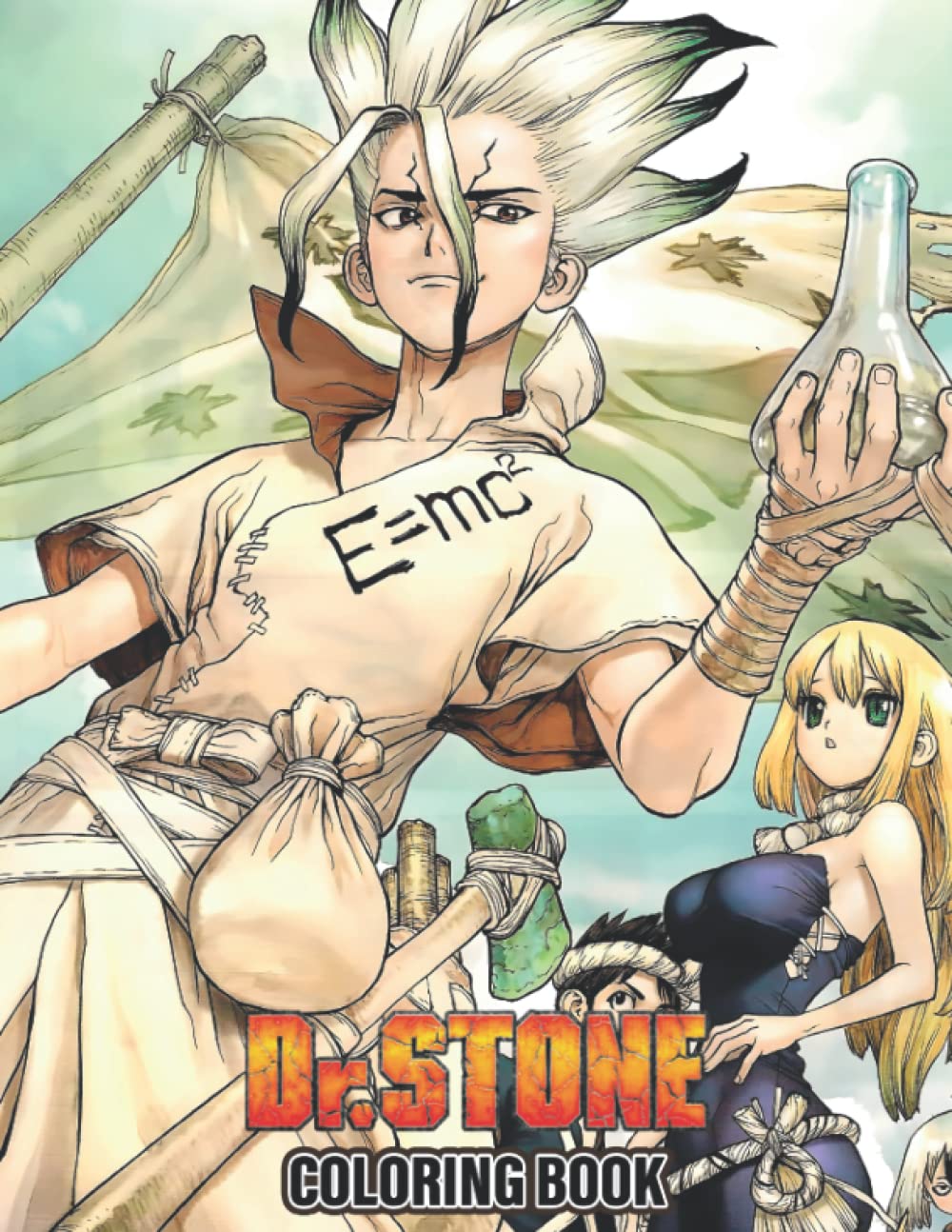 Dr Stone Coloring Book: gift for All Ages and Fans with High Quality Image.– 40+ Pages with Premium Quality Images.