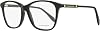 Alexander McQueen Square Eyeglasses AM0191O 001 Black 54mm 191