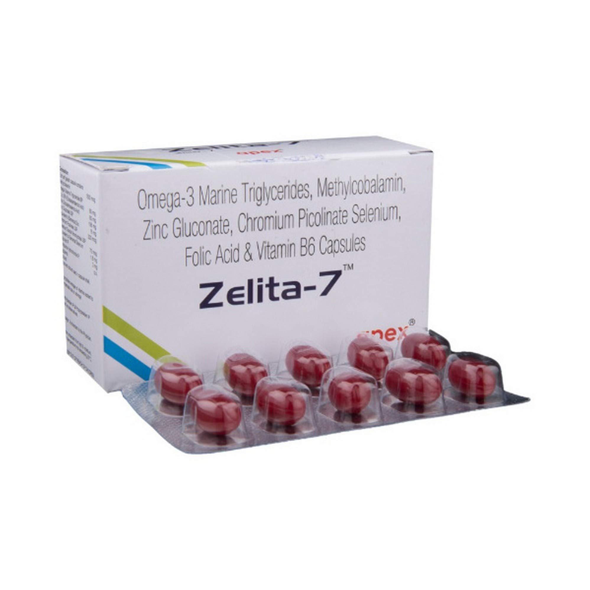 Zelita-7 - Strip of 10 Capsules (B088FLKZT4) Amazon Price History, Amazon Price Tracker