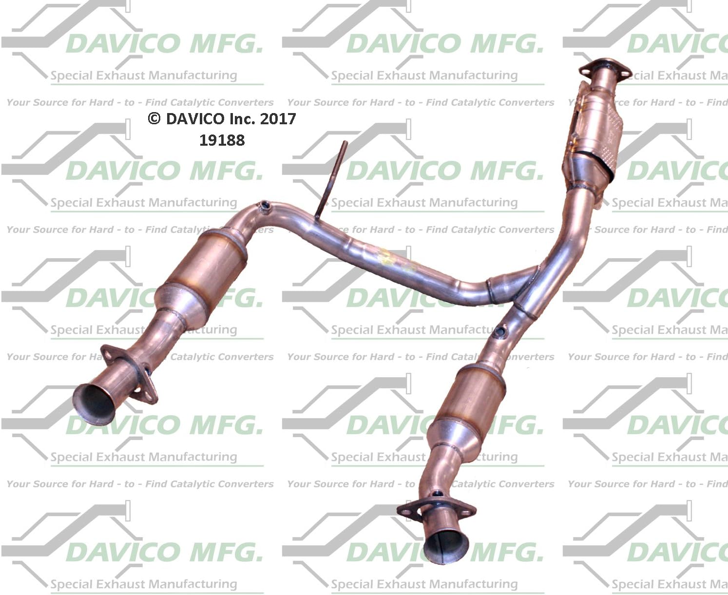 Davico 19188 Catalytic Converter, 1 Pack