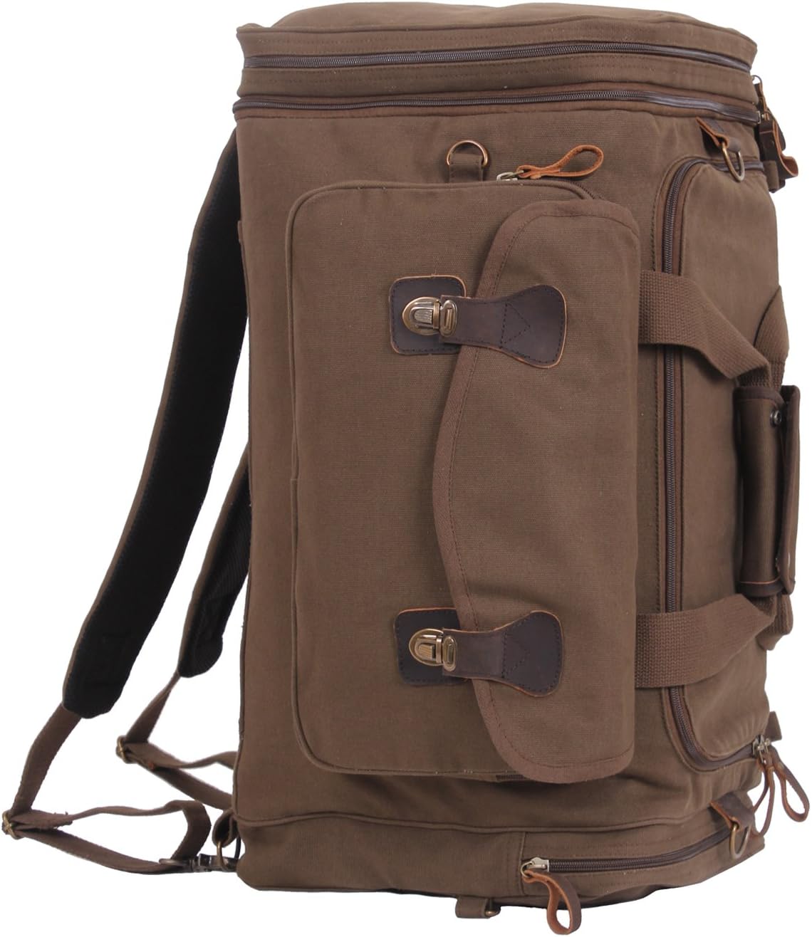 Rothco Canvas Extended Stay Travel Duffle Bag - Brown - Image 2