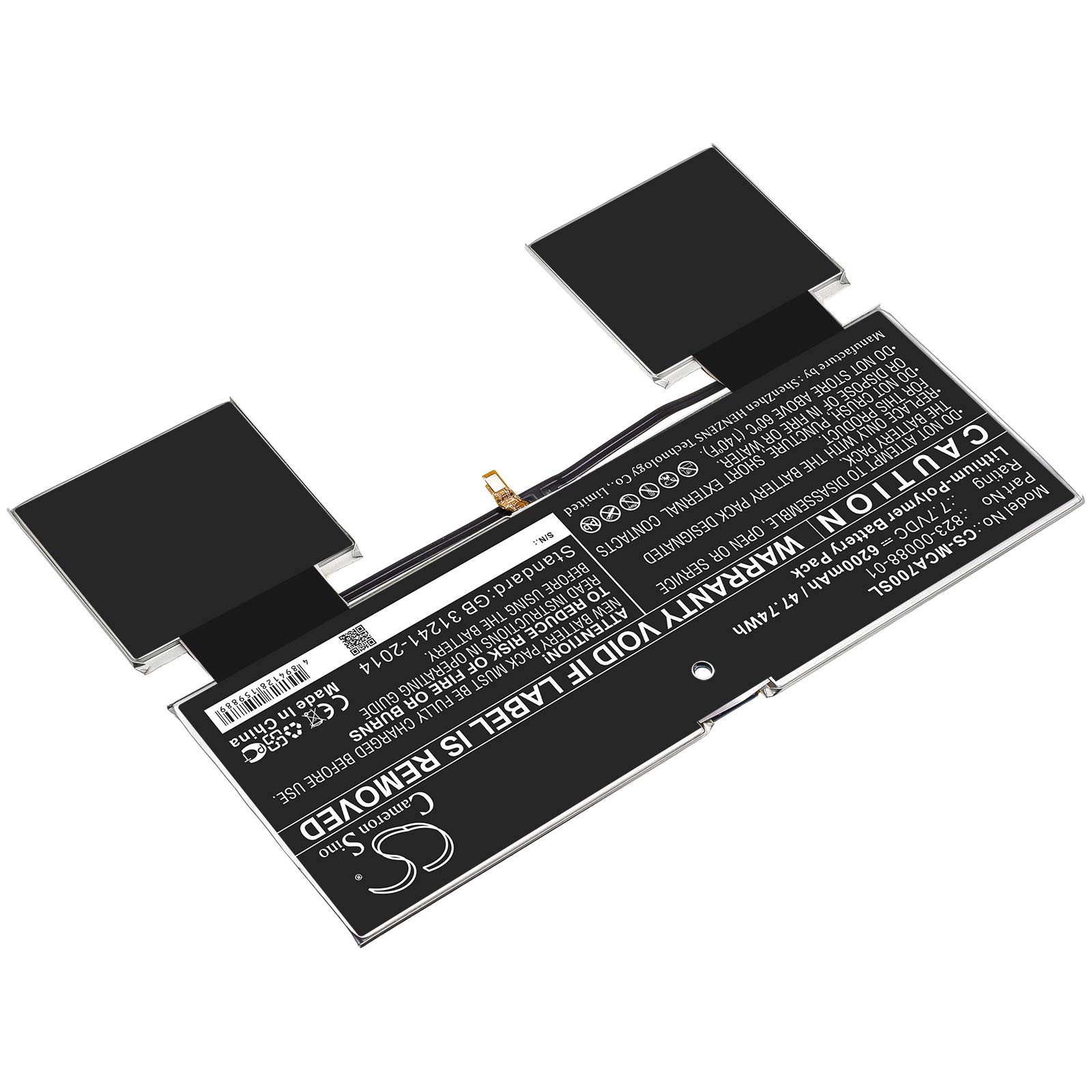 Flujoy 6200mAh/7.7V Replacement Battery for Pixel Slate A70